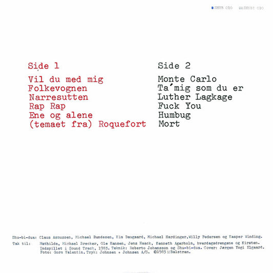 Shu-Bi-Dua : Shu-Bi-Dua 10 (LP, Album, Gat)
