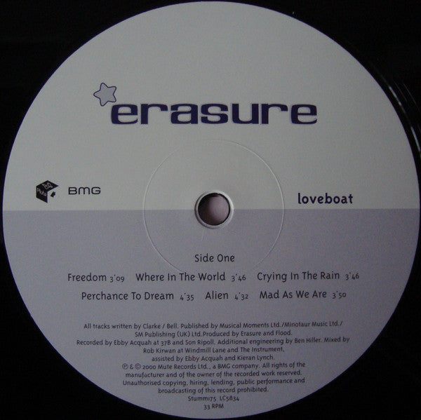 Erasure : Loveboat (LP, Album, Ltd, RE, 180)