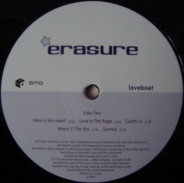 Erasure : Loveboat (LP, Album, Ltd, RE, 180)