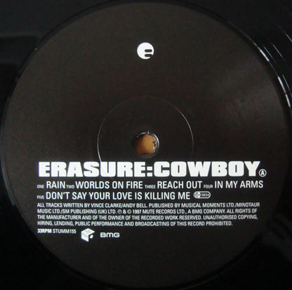 Erasure : Cowboy (LP, Album, Ltd, RE, 180)