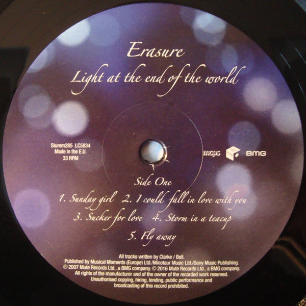 Erasure : Light At The End Of The World (LP, Album, Ltd, RE, 180)