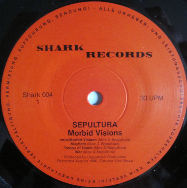 Sepultura : Morbid Visions (LP, Album)