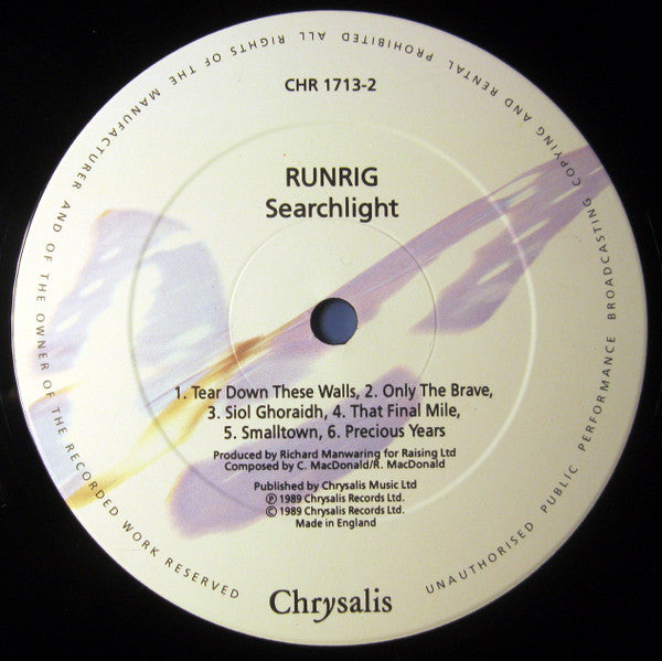 Runrig : Searchlight (LP)