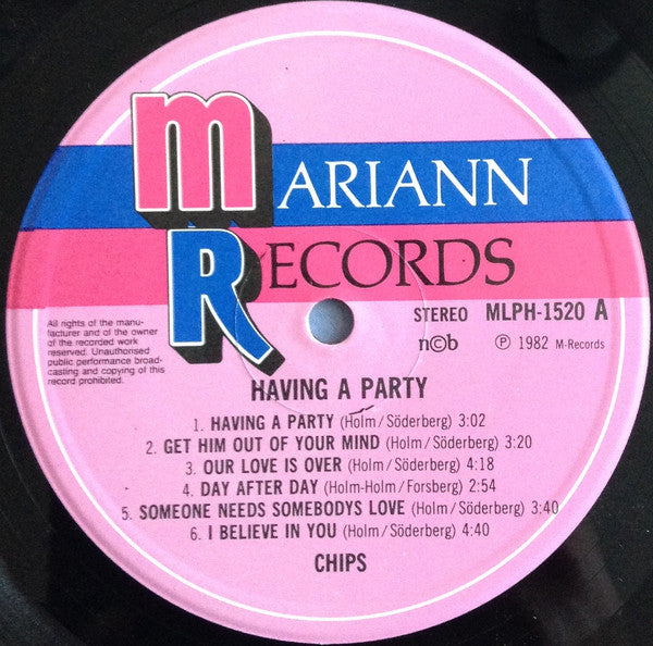 Chips (4) : Having A Party (LP, Album)