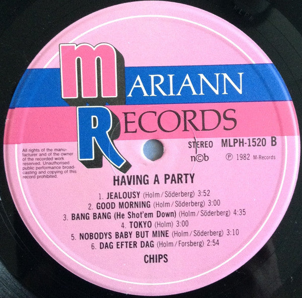 Chips (4) : Having A Party (LP, Album)