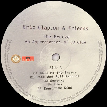 Eric Clapton & Friends* : The Breeze (An Appreciation Of JJ Cale) (LP + LP, S/Sided + Album)