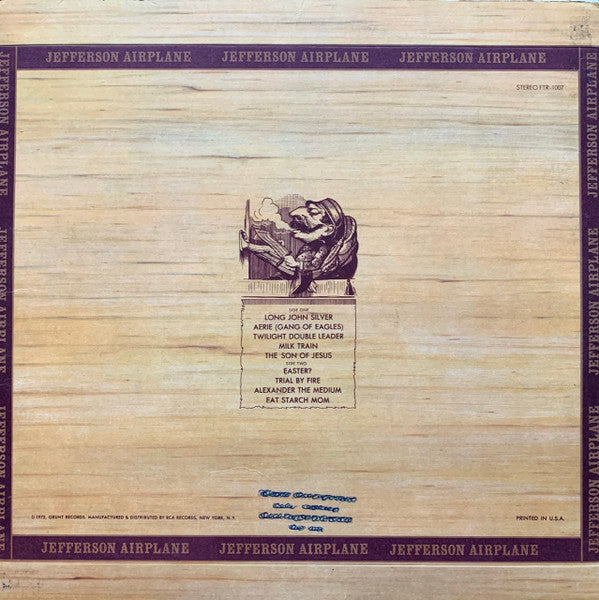 Jefferson Airplane : Long John Silver (LP, Album, Hol)