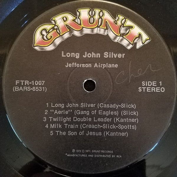 Jefferson Airplane : Long John Silver (LP, Album, Hol)