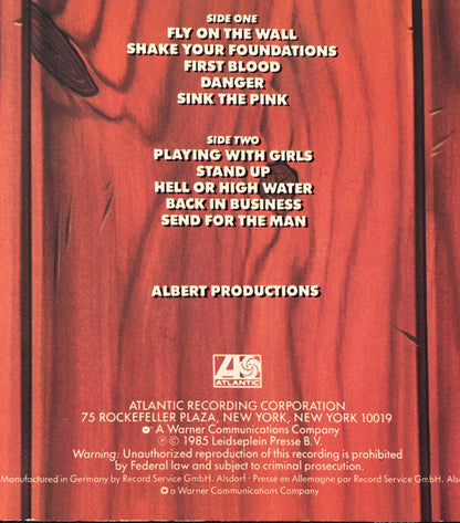 AC/DC : Fly On The Wall (LP, Album, RE, Red)