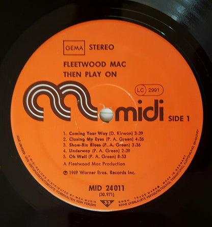 Fleetwood Mac : Then Play On (LP, Album, RE)