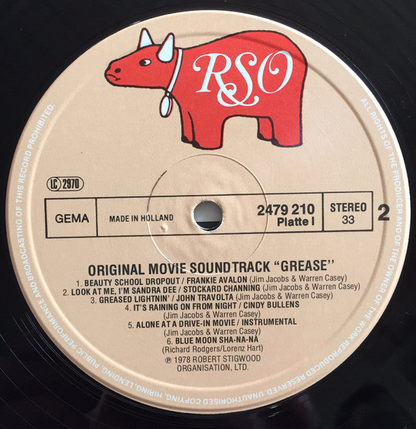 Various : Grease (The Original Soundtrack From The Motion Picture) (2xLP, Album, Gat)