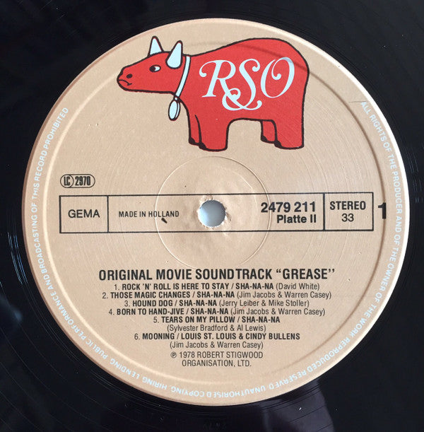 Various : Grease (The Original Soundtrack From The Motion Picture) (2xLP, Album, Gat)