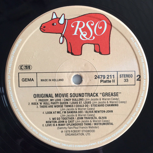 Various : Grease (The Original Soundtrack From The Motion Picture) (2xLP, Album, Gat)