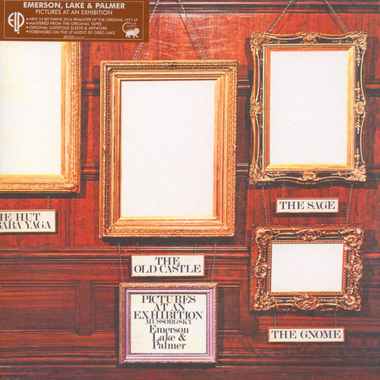 Emerson, Lake & Palmer : Pictures At An Exhibition (LP, Album, RE, RM, Gat)
