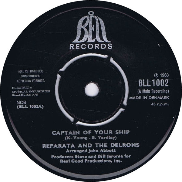 Reparata And The Delrons : Captain Of Your Ship (7", Single)