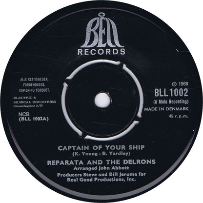 Reparata And The Delrons : Captain Of Your Ship (7", Single)