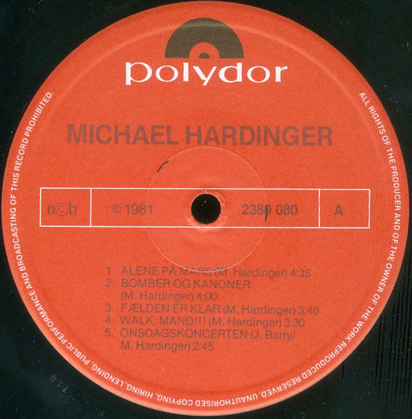 Michael Hardinger : Michael Hardinger (LP, Album, Glo)