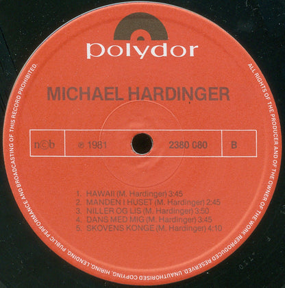 Michael Hardinger : Michael Hardinger (LP, Album, Glo)