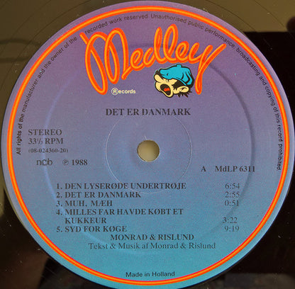 Monrad & Rislund : Det Er Danmark (LP, Comp)