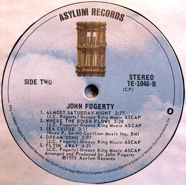 John Fogerty : John Fogerty (LP, Album, CP )