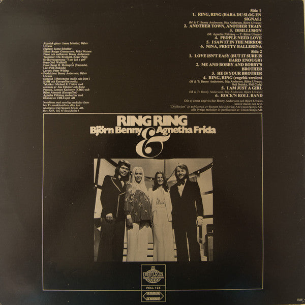Björn Benny & Agnetha Frida* : Ring Ring (LP, Album, RE)