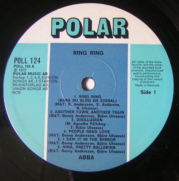 Björn Benny & Agnetha Frida* : Ring Ring (LP, Album, RE)