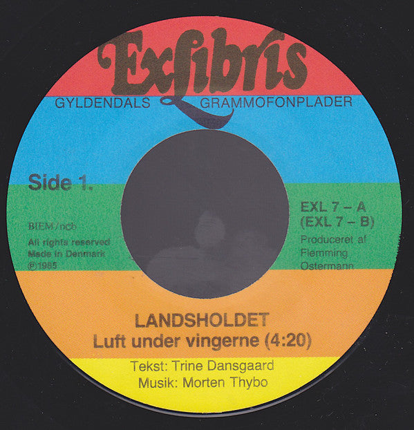 Landsholdet (2) : Luft Under Vingerne (7", Single)