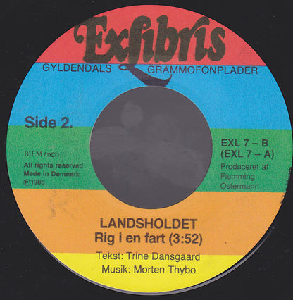Landsholdet (2) : Luft Under Vingerne (7", Single)