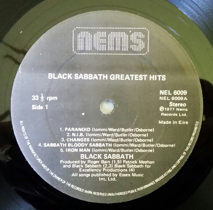 Black Sabbath : Greatest Hits (LP, Comp, RE)