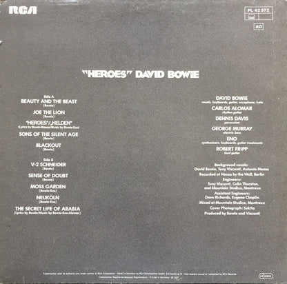 David Bowie : "Heroes" (LP, Album)