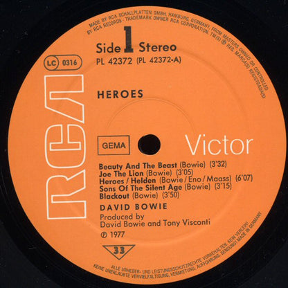 David Bowie : "Heroes" (LP, Album)