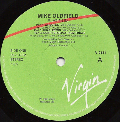 Mike Oldfield : Platinum (LP, Album, RE)