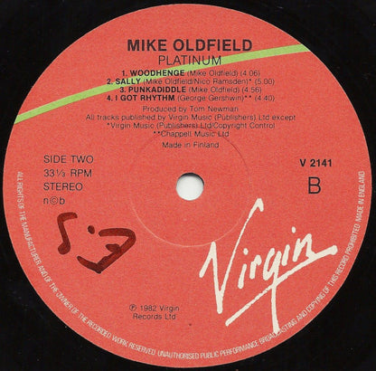 Mike Oldfield : Platinum (LP, Album, RE)