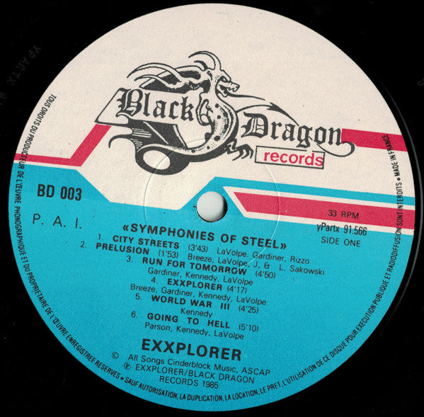 Exxplorer : Symphonies Of Steel (LP, Album)