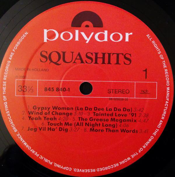 Various : Squashits (LP, Comp)