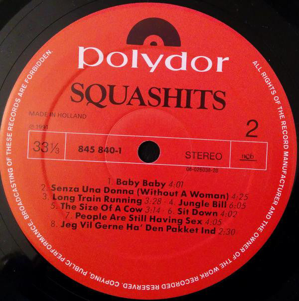 Various : Squashits (LP, Comp)