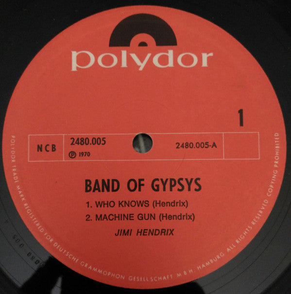 Jimi Hendrix : Band Of Gypsys (LP, Album, 150)