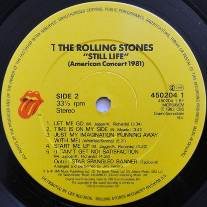 Rolling Stones* : Still Life (American Concert 1981) (LP, Album, M/Print, RE)