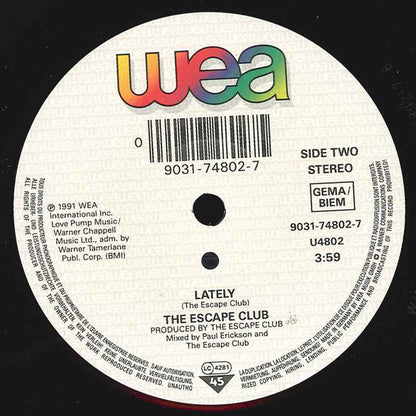 The Escape Club : I'll Be There (7", Single)