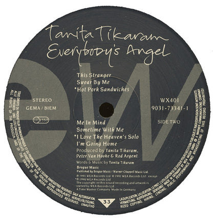 Tanita Tikaram : Everybody's Angel (LP, Album)