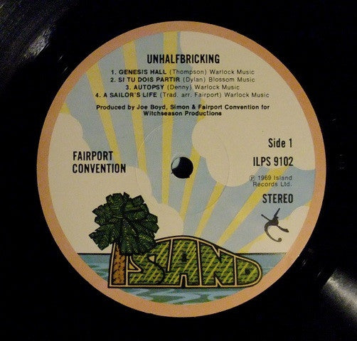 Fairport Convention : Unhalfbricking (LP, Album, RE, Pin)