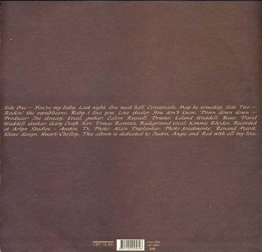 Calvin Russell : Sounds From The Fourth World (LP, Album)