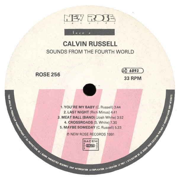 Calvin Russell : Sounds From The Fourth World (LP, Album)