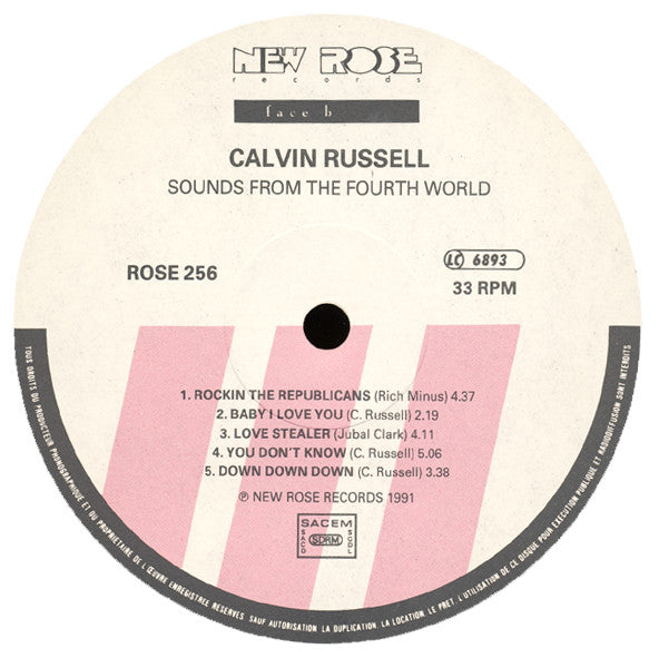 Calvin Russell : Sounds From The Fourth World (LP, Album)