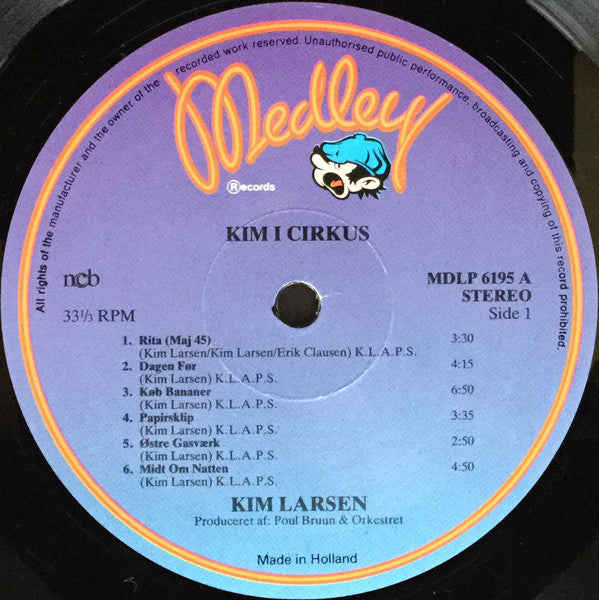 Kim Larsen : Kim I Cirkus (LP, Album)