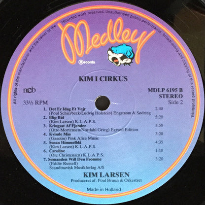 Kim Larsen : Kim I Cirkus (LP, Album)