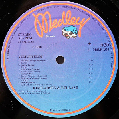 Kim Larsen Og Bellami* : Yummi Yummi (LP, Album)
