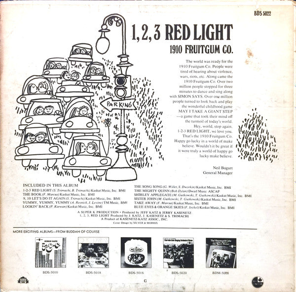 1910 Fruitgum Company : 1, 2, 3 Red Light (LP, Album)