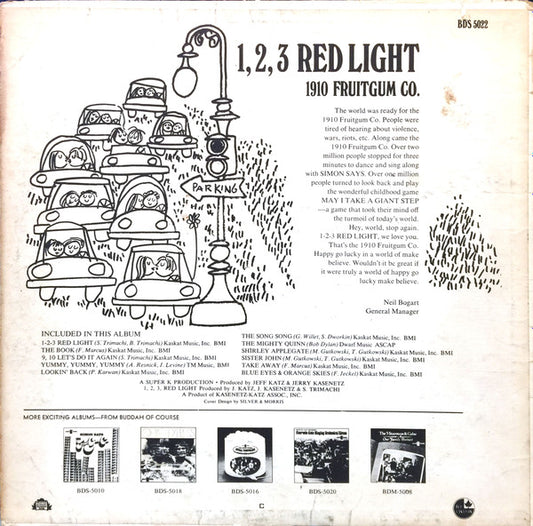 1910 Fruitgum Company : 1, 2, 3 Red Light (LP, Album)