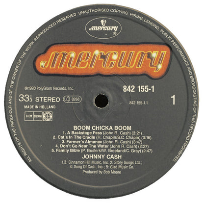 Johnny Cash : Boom Chicka Boom (LP, Album)